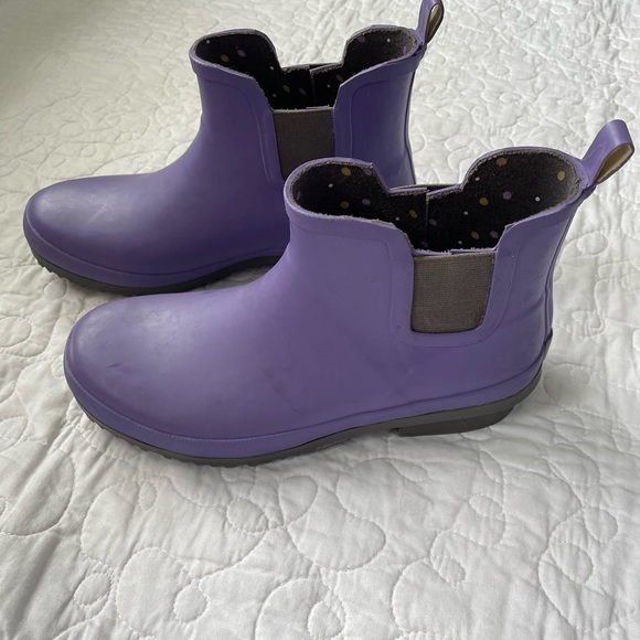 Aldi Shoes Gardenline Aldi Purple Short Rain Boots Poshmark